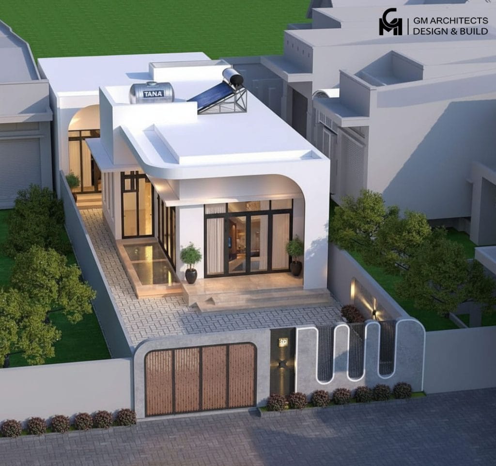 Mẫu Nhà Đẹp Hiện Đại – Xu Hượng Thiết Kế Nhà Ở 2025 22 mau nha cap 4 hien dai