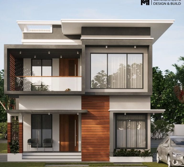 Mẫu Nhà Đẹp Hiện Đại – Xu Hượng Thiết Kế Nhà Ở 2025 20 mau nha pho hien dai dep 2 tang gm architects