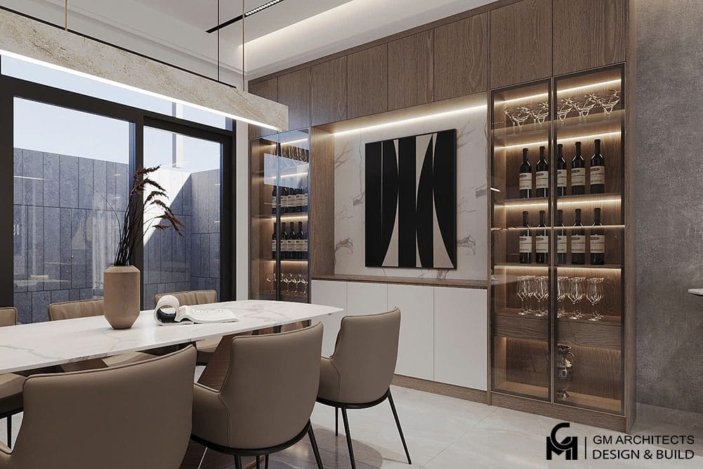 Xây nhà trọn gói anh Chính - An Đồng - Hải Phòng 8 mau noi that phong bep 2