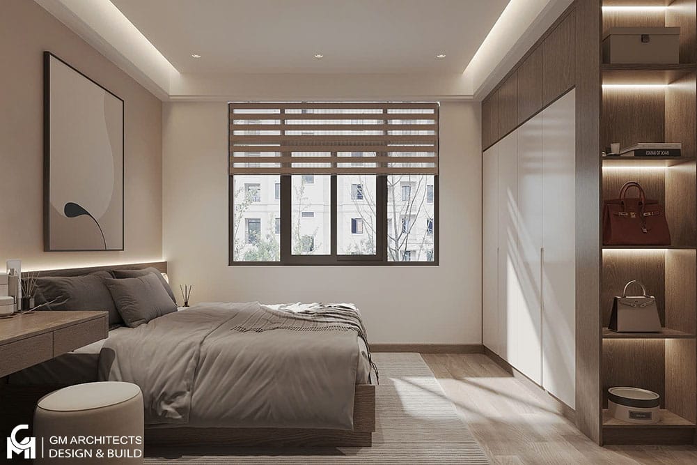 Xây nhà trọn gói anh Chính - An Đồng - Hải Phòng 13 mau noi that phong ngu 4