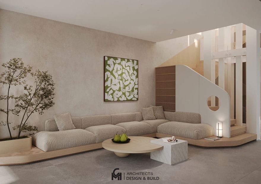 mau thiet ke noi that phong khach phong cach nhat 3