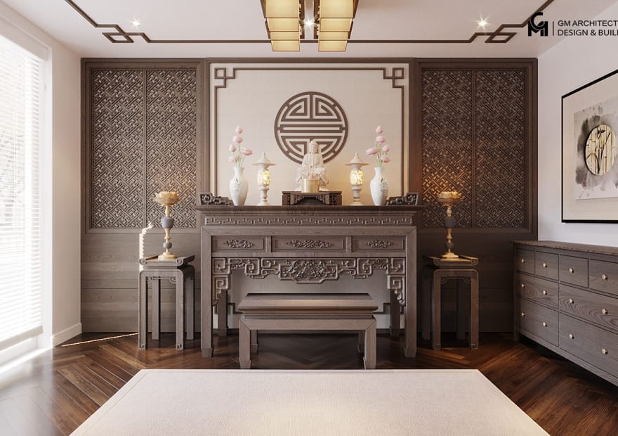 mau thiet ke noi that phong tho 1