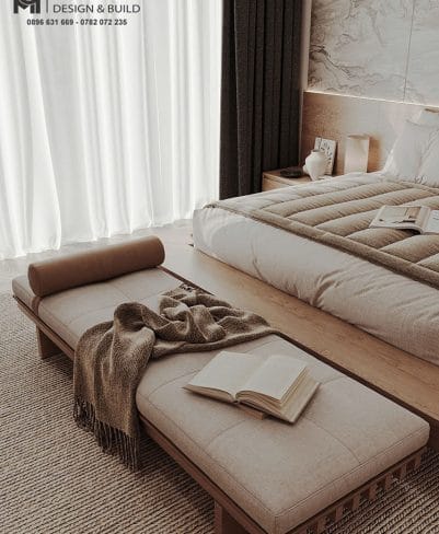 Hoàn thiện nội thất nhà chị Ngọc - Hạ Lý, Hải Phòng 12 noi that giuong gap