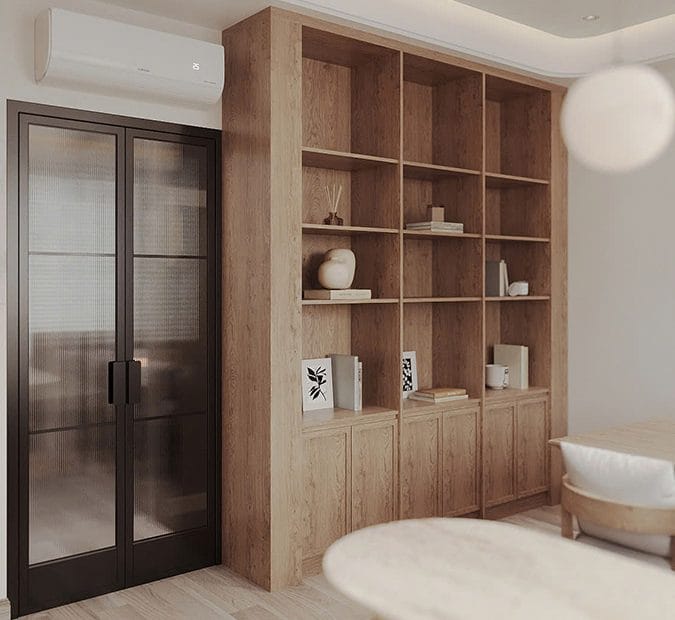 Hoàn thiện nội thất nhà chị Ngọc - Hạ Lý, Hải Phòng 10 noi that ke sach