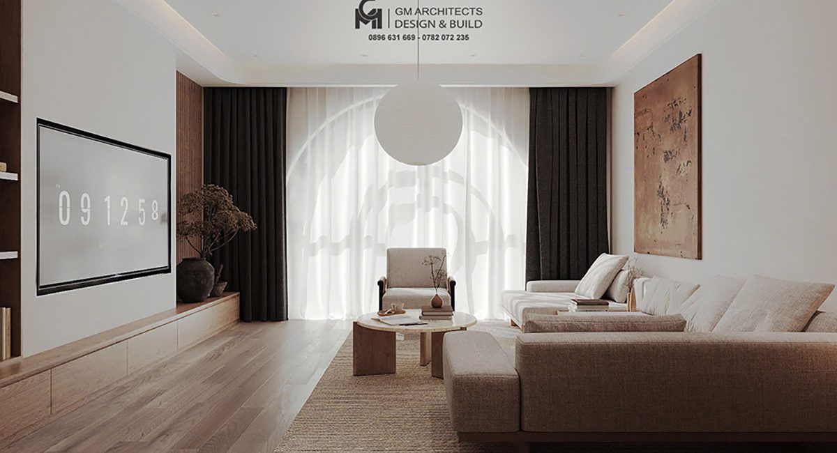 Hoàn thiện nội thất nhà chị Ngọc - Hạ Lý, Hải Phòng 1 noi that phong khach 1