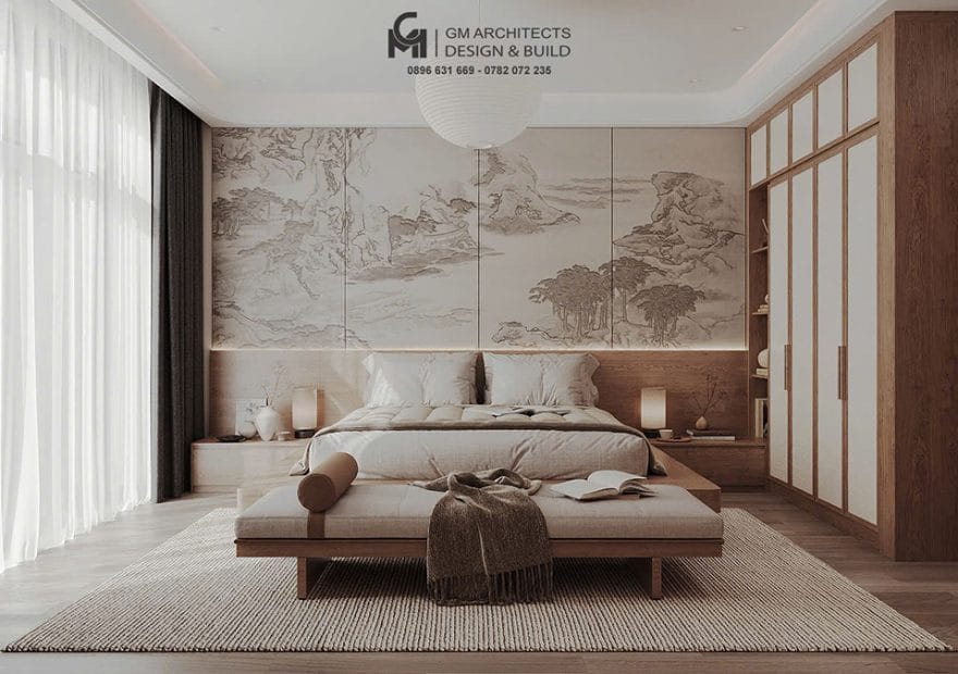 Hoàn thiện nội thất nhà chị Ngọc - Hạ Lý, Hải Phòng 7 noi that phong ngu 3 1