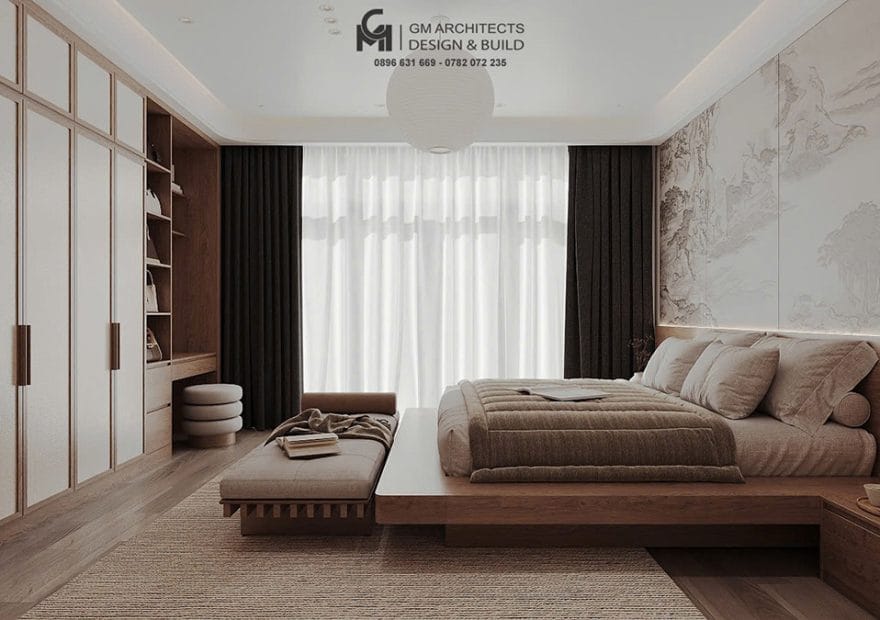 Hoàn thiện nội thất nhà chị Ngọc - Hạ Lý, Hải Phòng 8 noi that phong ngu