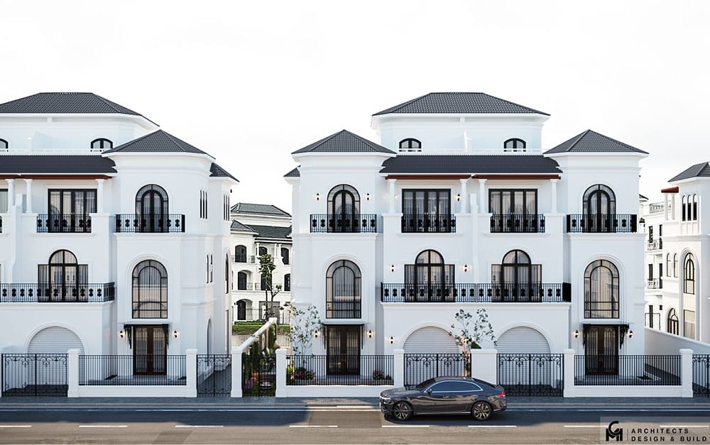 thiet ke ngoai that biet thu vinhomes marina