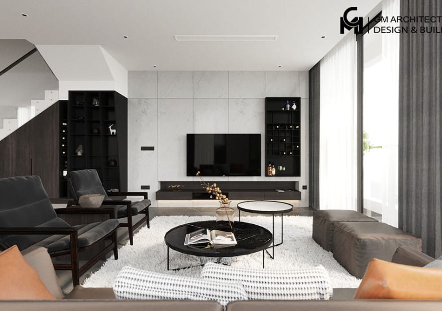 thiet ke noi that phong khach nha pho 1