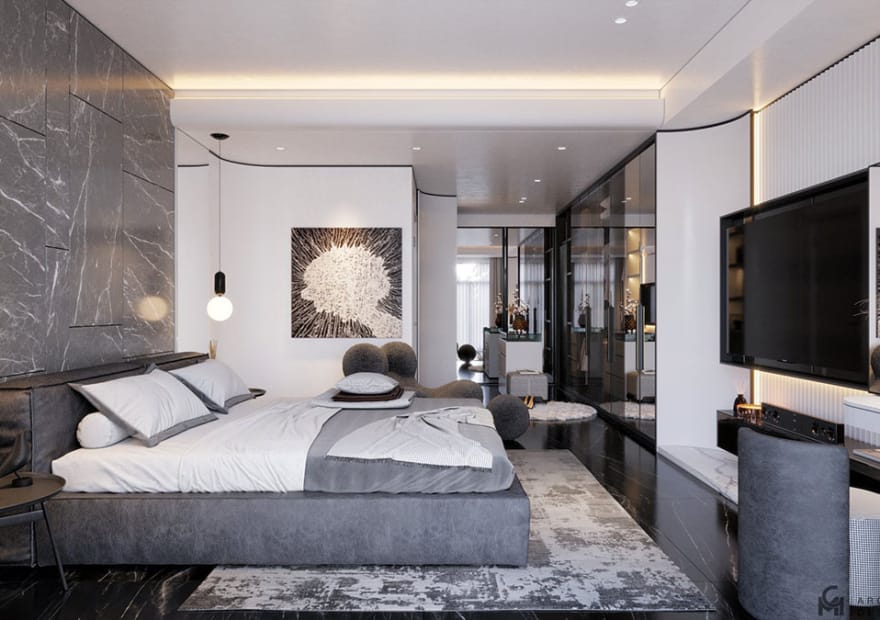 thiet ke noi that phong ngu 2 4