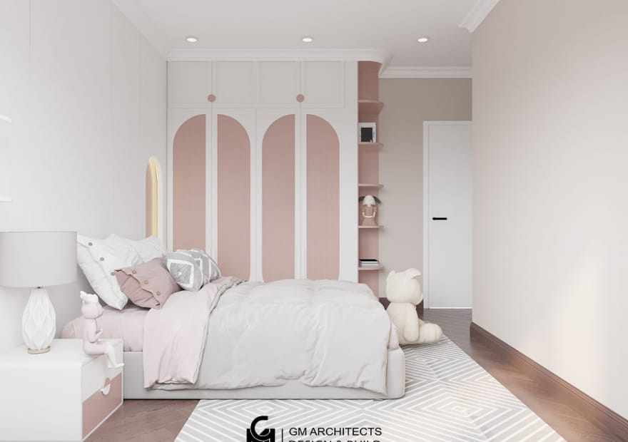 thiet ke noi that phong ngu be gai 1