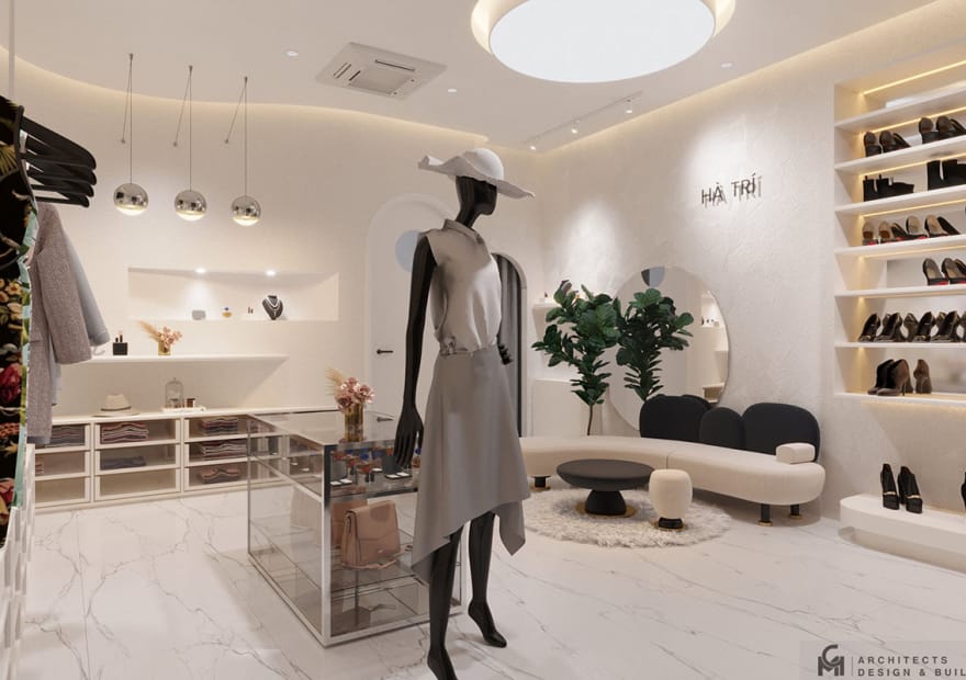 thiet ke noi that phong showroom 8