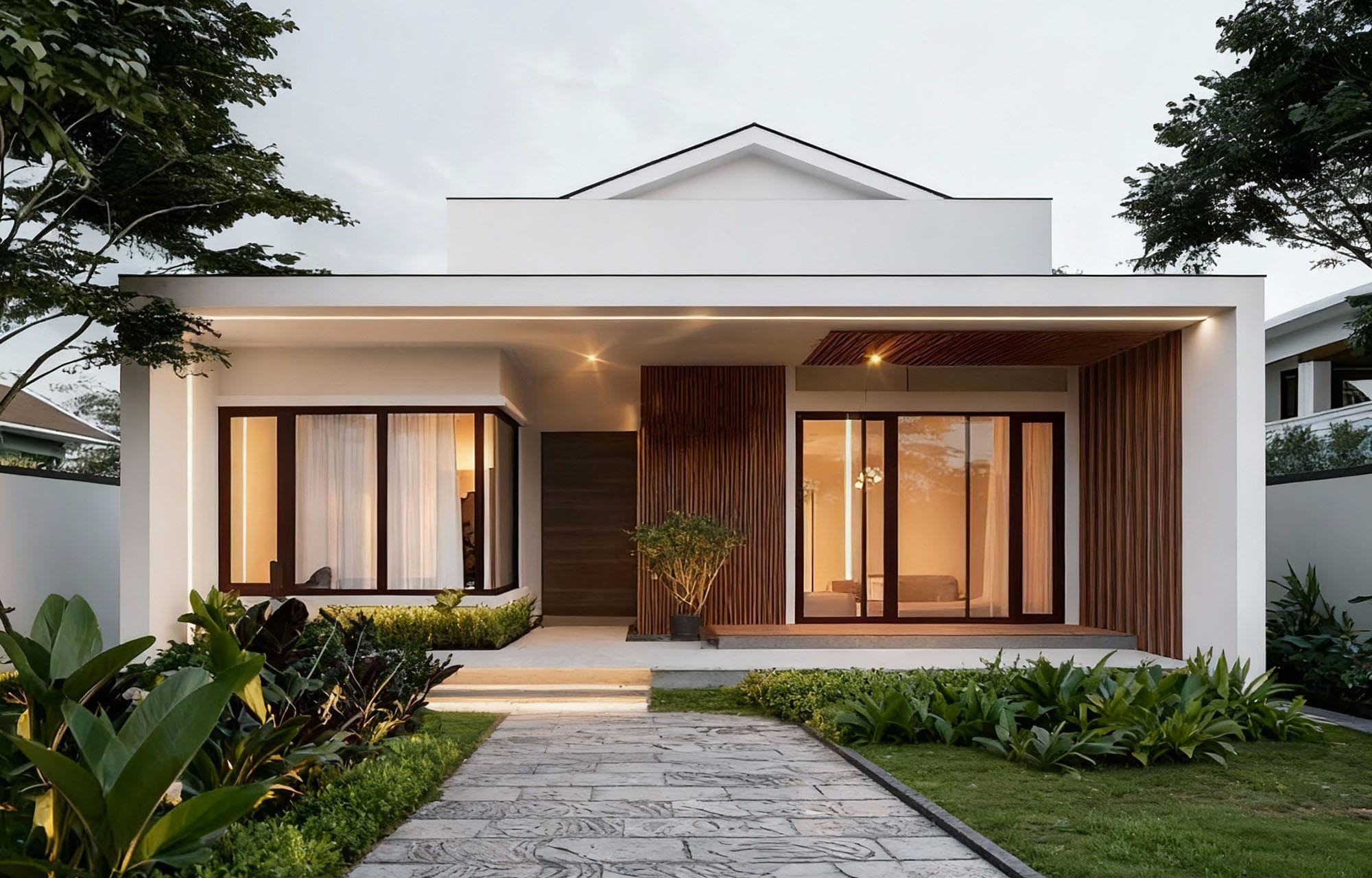 50+ Mẫu Thiết Kế Nhà Cấp 4 Ba Phòng Ngủ Đẹp 2025 – Hiện Đại, Tối Ưu Công Năng & Chi Phí 17 mau nha cap 4 3 phong ngu