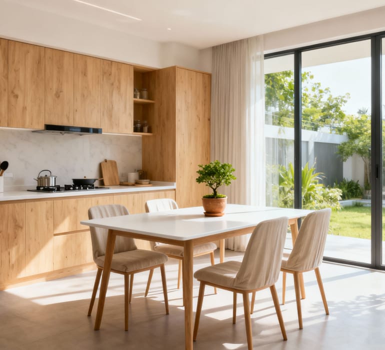 vật liệu cho tủ bếp