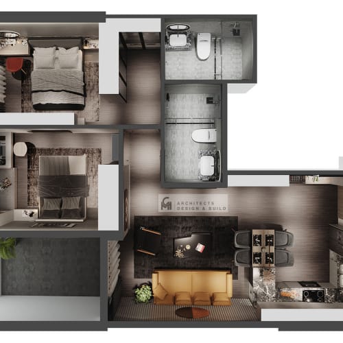 thiet ke noi that chung cu brg legend