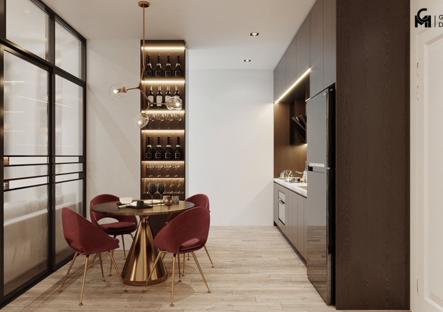 thiet ke noi that phong bep chung cu 5