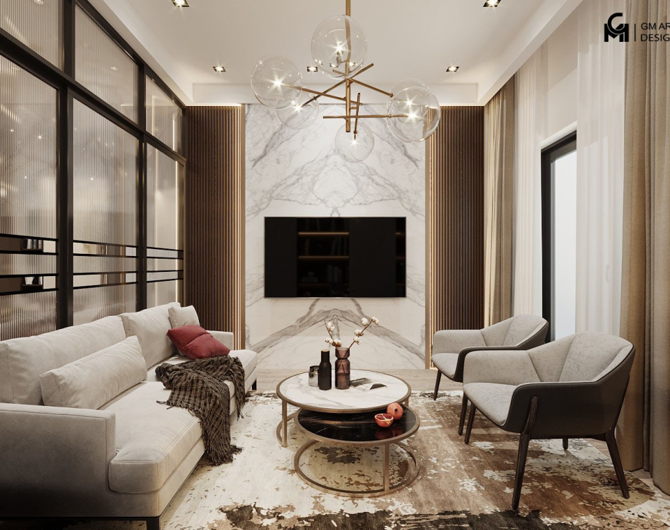 Cải tạo nội thất chung cư Minato Hải Phòng 5 thiet ke noi that phong khach chung cu 3