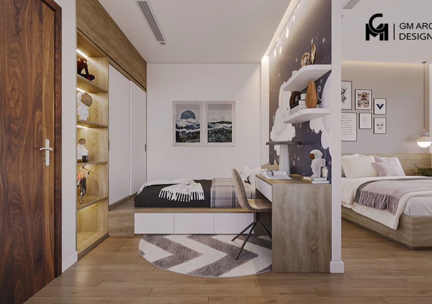 thiet ke noi that phong ngu 8